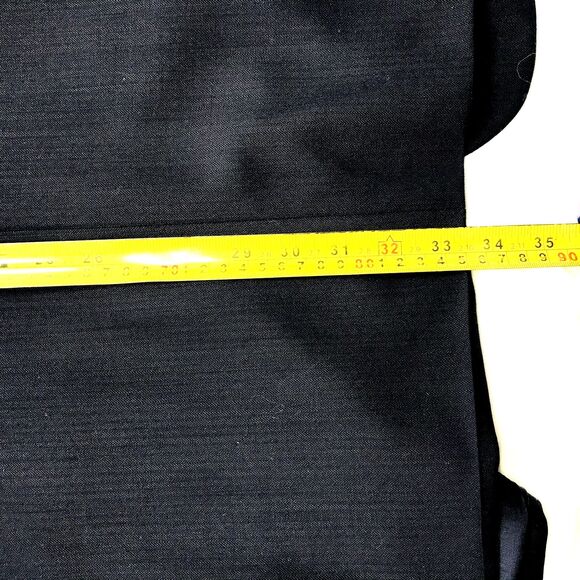 Stafford NEW Sport Coat Worsted Wool Herringbone Blue 48L - Picture 9 of 14